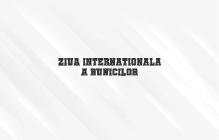 ziua internationala a bunicilor