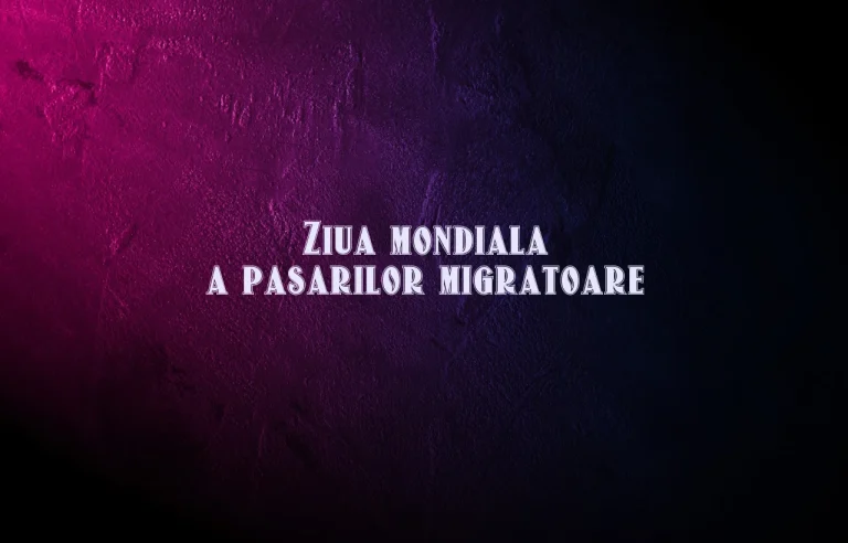 ziua mondiala a pasarilor migratoare